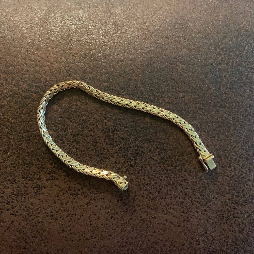Women’s 14k gold rope bracelet